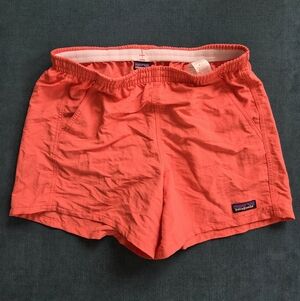 Patagonia Women's Athletic Shorts in Vibrant Coral - Small
